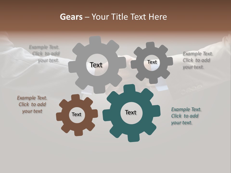 Successful Parts White PowerPoint Template