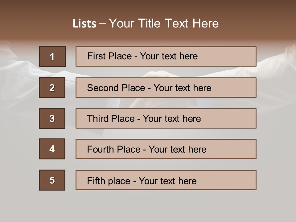 Successful Parts White PowerPoint Template
