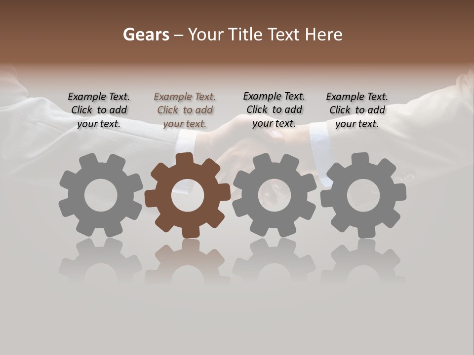 Successful Parts White PowerPoint Template