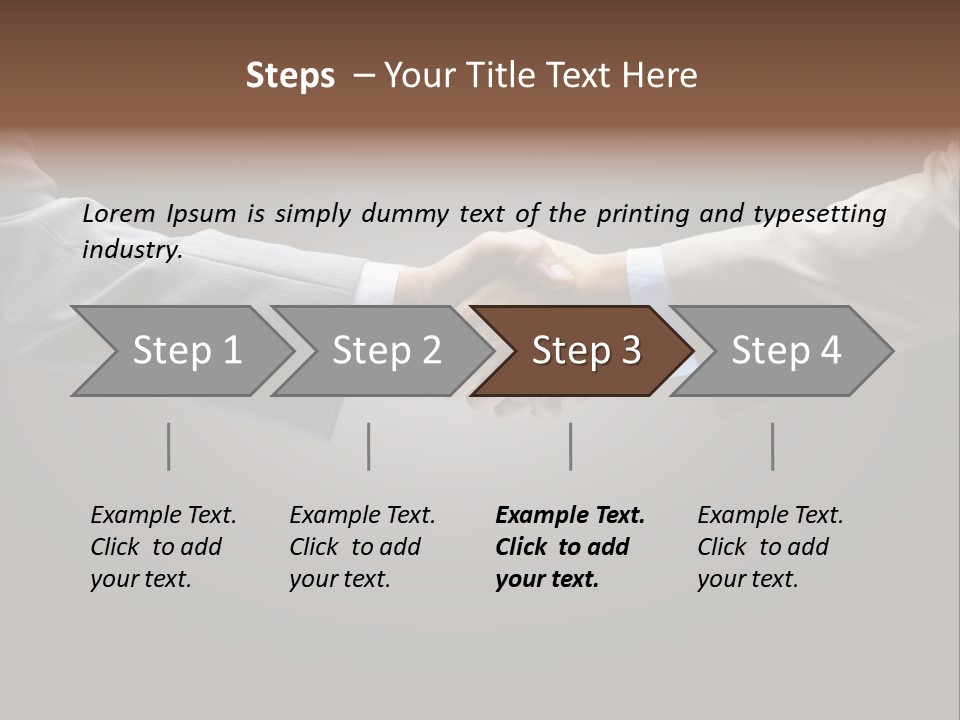 Successful Parts White PowerPoint Template