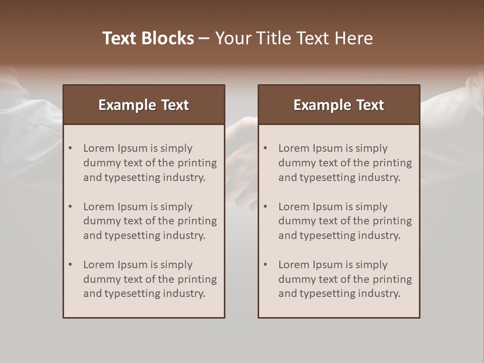 Successful Parts White PowerPoint Template