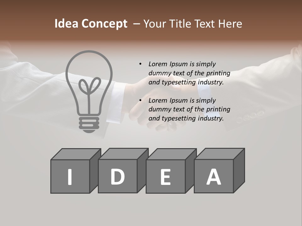Successful Parts White PowerPoint Template