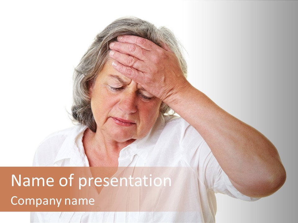 Idea Worry Concentration PowerPoint Template