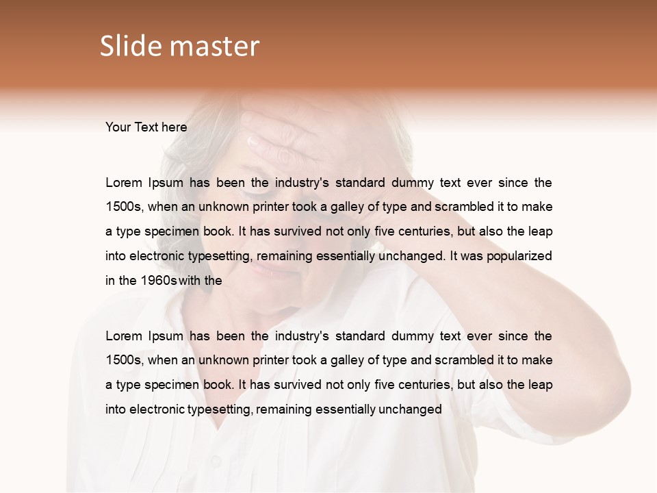 Idea Worry Concentration PowerPoint Template