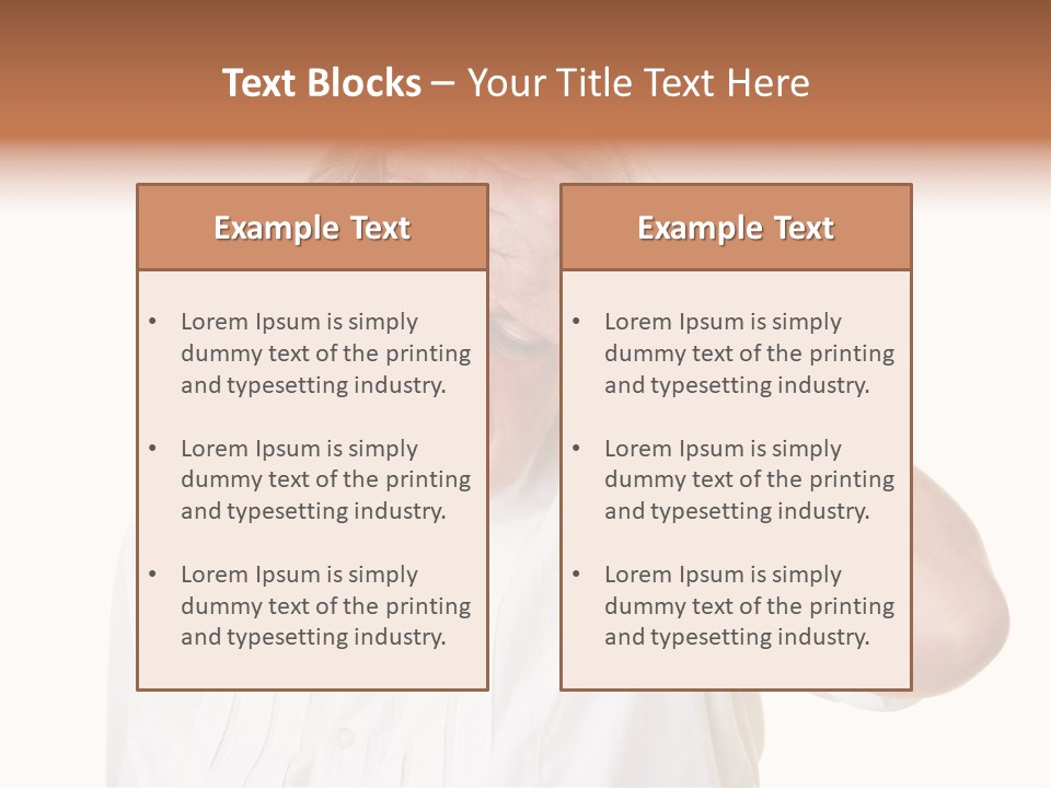 Idea Worry Concentration PowerPoint Template