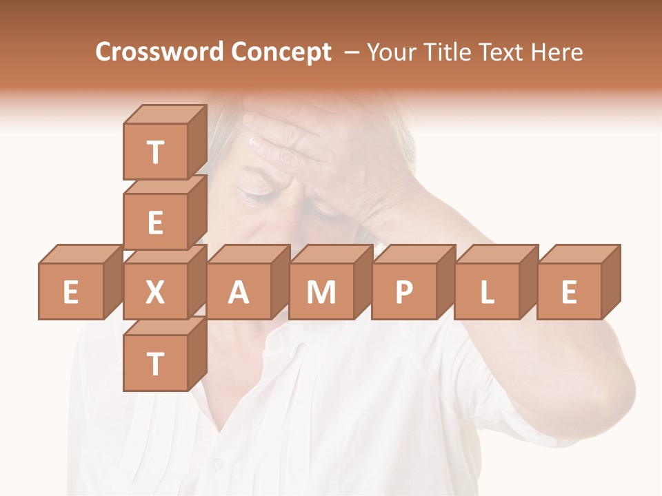 Idea Worry Concentration PowerPoint Template