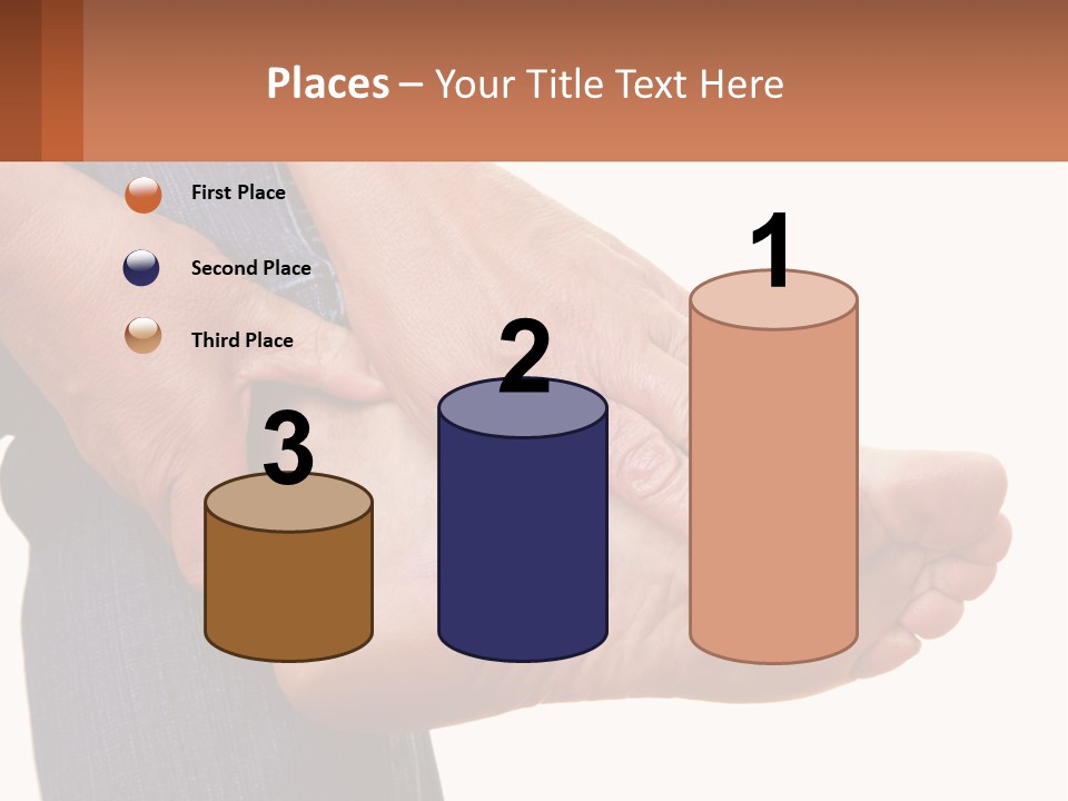 Cutout Sole Sprain PowerPoint Template