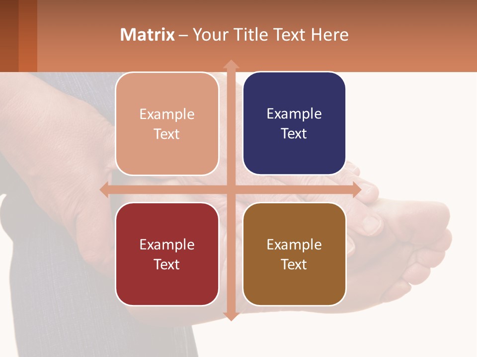 Cutout Sole Sprain PowerPoint Template