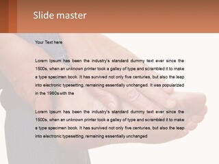 Cutout Sole Sprain PowerPoint Template
