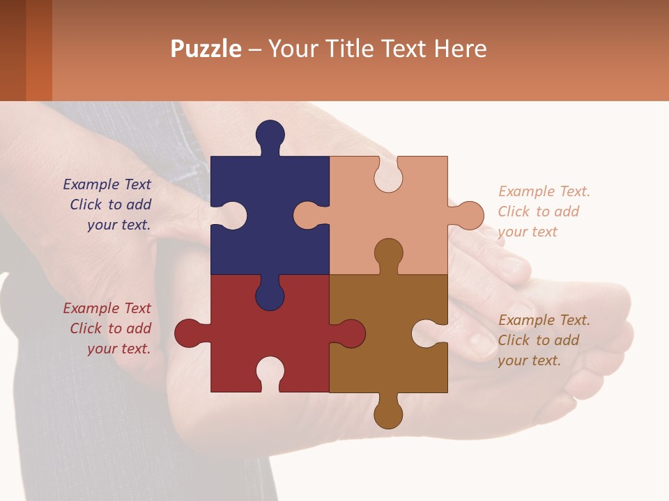 Cutout Sole Sprain PowerPoint Template