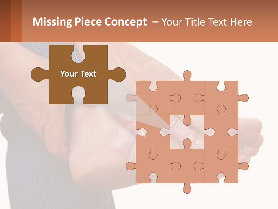 Cutout Sole Sprain PowerPoint Template