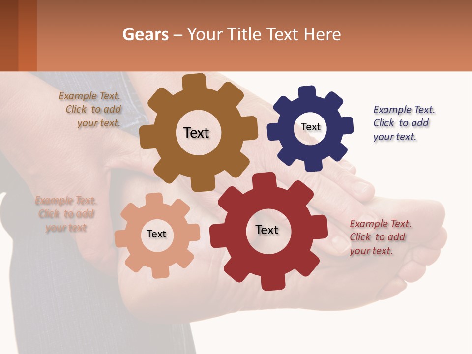 Cutout Sole Sprain PowerPoint Template