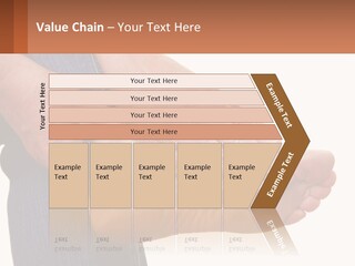 Cutout Sole Sprain PowerPoint Template