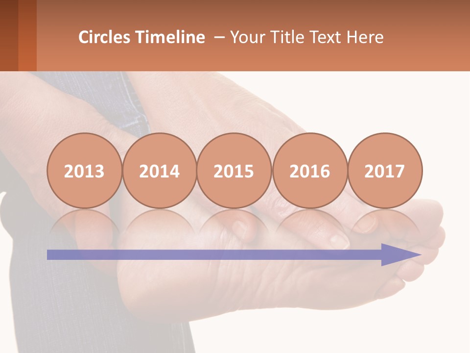 Cutout Sole Sprain PowerPoint Template