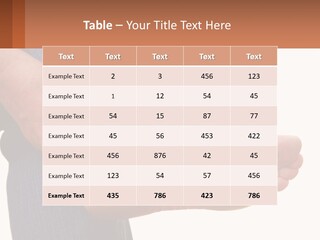 Cutout Sole Sprain PowerPoint Template