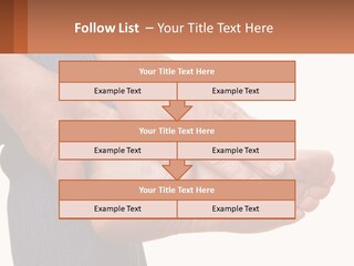 Cutout Sole Sprain PowerPoint Template
