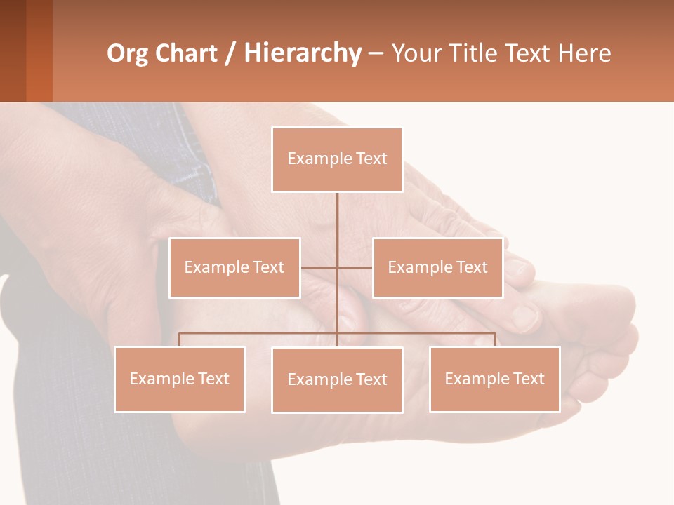 Cutout Sole Sprain PowerPoint Template