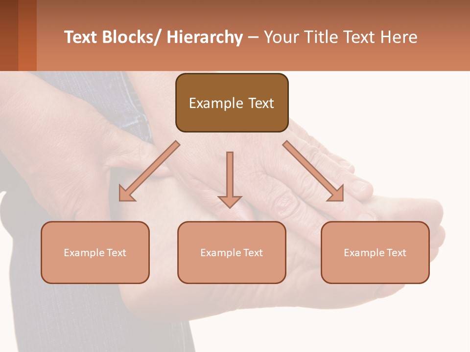 Cutout Sole Sprain PowerPoint Template