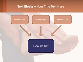 Cutout Sole Sprain PowerPoint Template