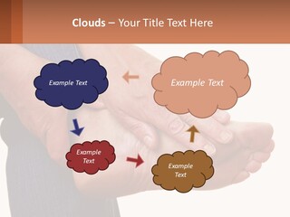 Cutout Sole Sprain PowerPoint Template