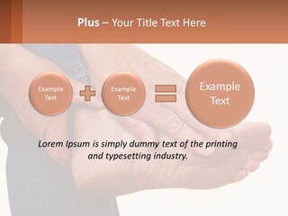 Cutout Sole Sprain PowerPoint Template