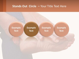 Cutout Sole Sprain PowerPoint Template