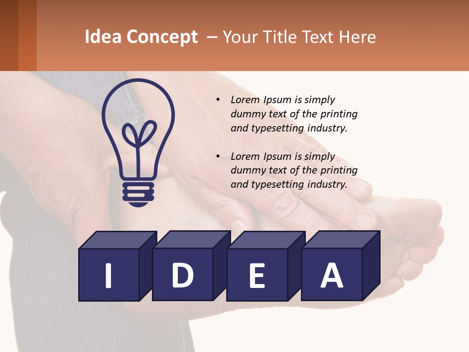 Cutout Sole Sprain PowerPoint Template