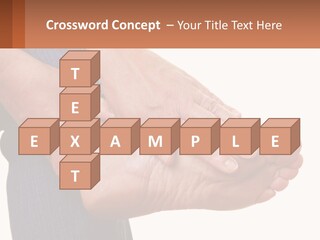 Cutout Sole Sprain PowerPoint Template