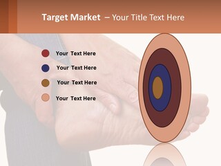 Cutout Sole Sprain PowerPoint Template