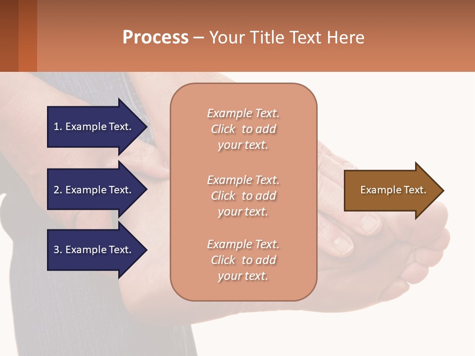 Cutout Sole Sprain PowerPoint Template