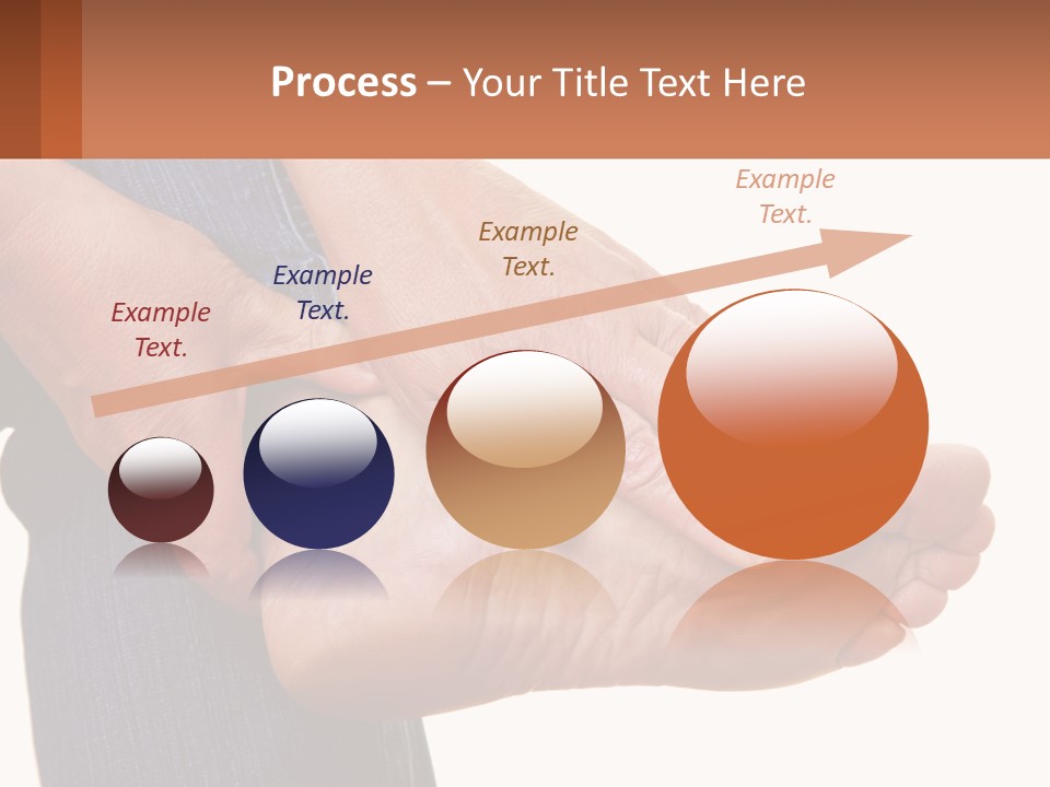 Cutout Sole Sprain PowerPoint Template