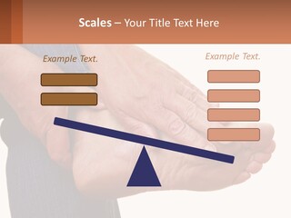 Cutout Sole Sprain PowerPoint Template