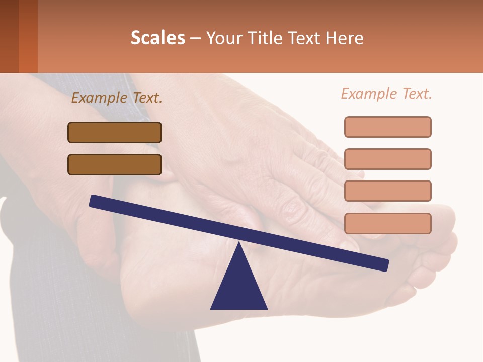 Cutout Sole Sprain PowerPoint Template