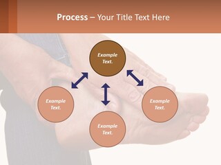 Cutout Sole Sprain PowerPoint Template
