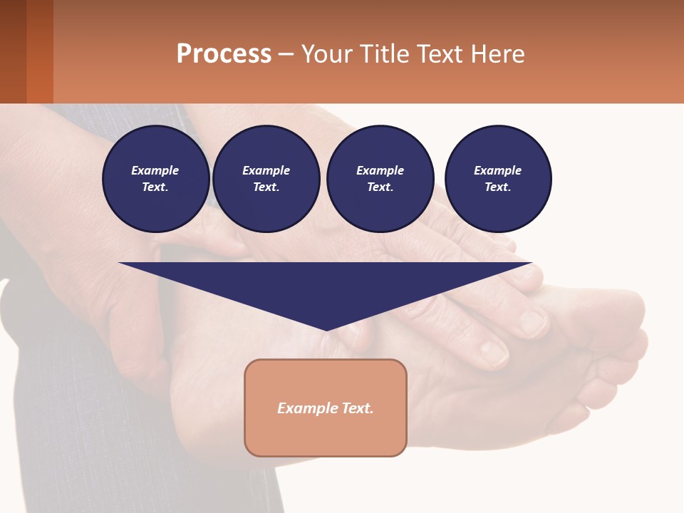 Cutout Sole Sprain PowerPoint Template