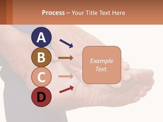 Cutout Sole Sprain PowerPoint Template