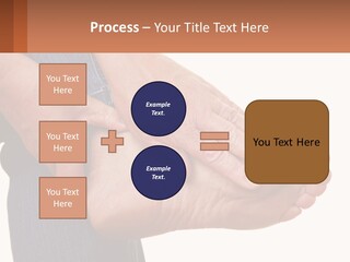 Cutout Sole Sprain PowerPoint Template