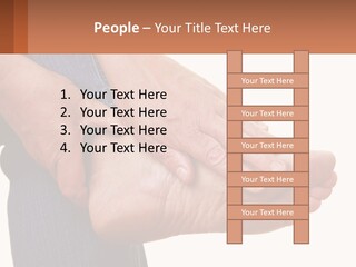 Cutout Sole Sprain PowerPoint Template