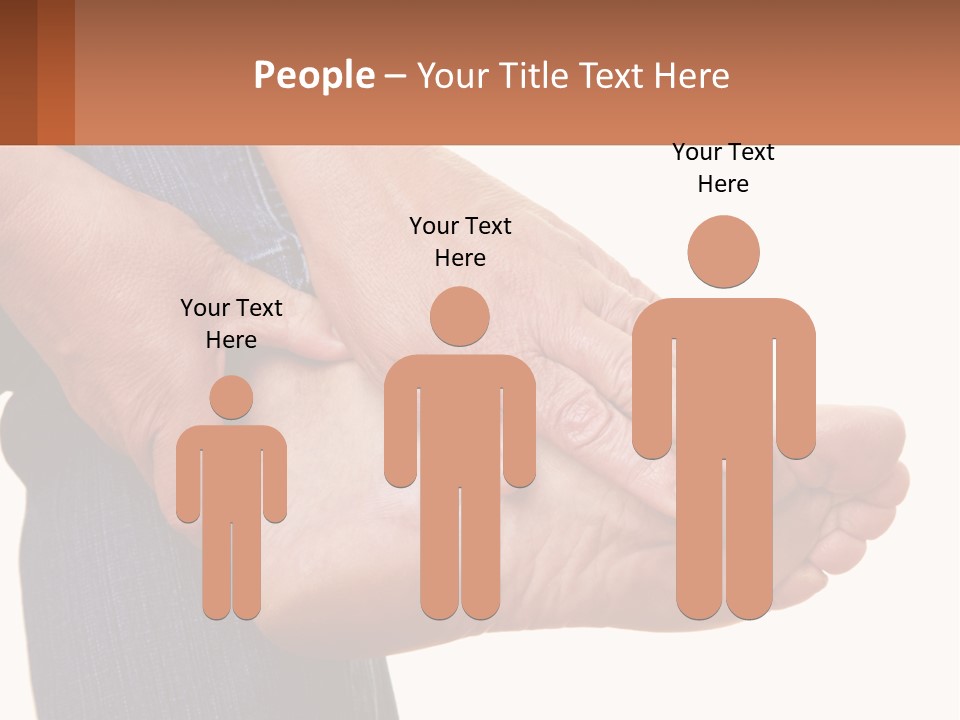 Cutout Sole Sprain PowerPoint Template