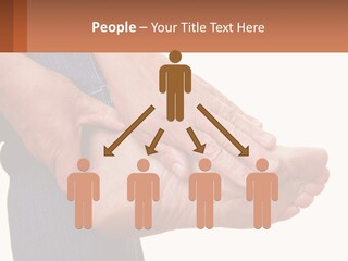 Cutout Sole Sprain PowerPoint Template