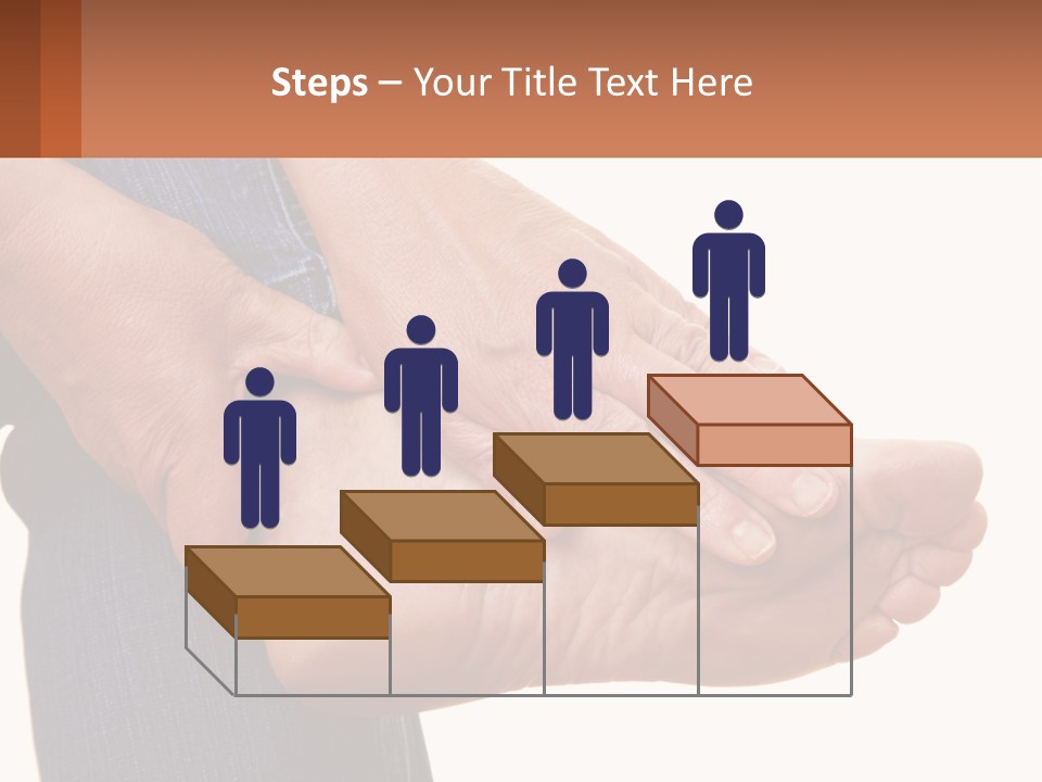 Cutout Sole Sprain PowerPoint Template