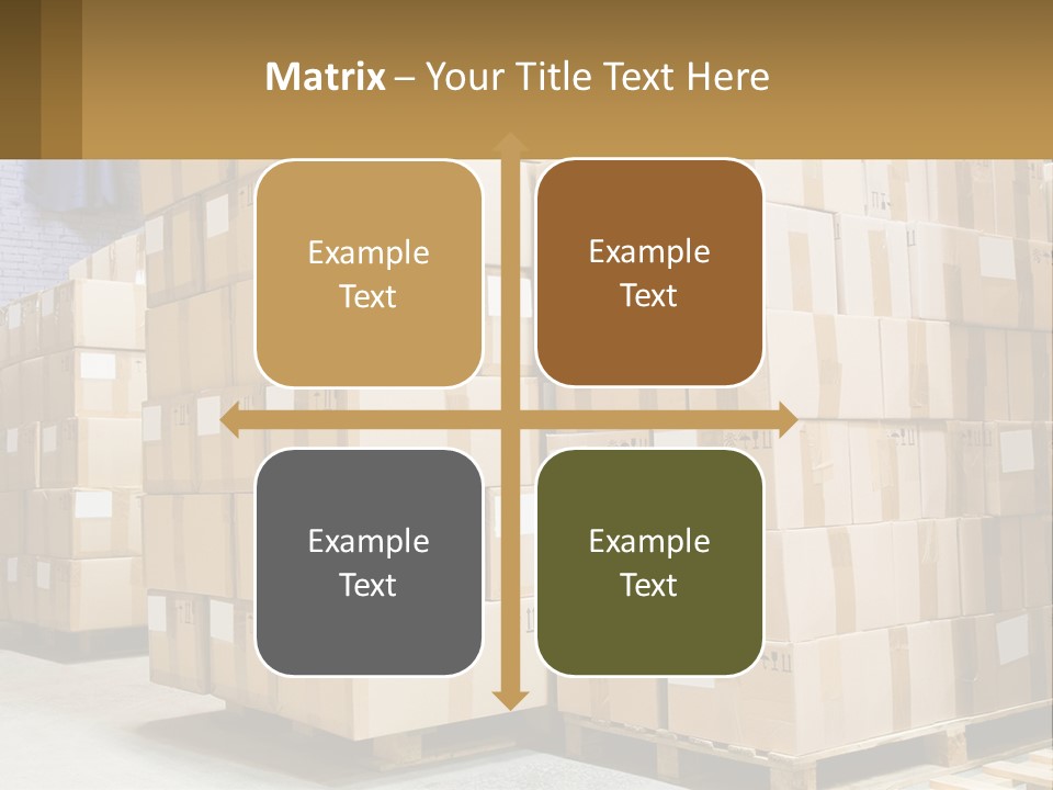Box Industry Shipping PowerPoint Template