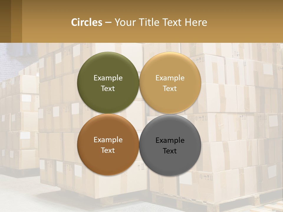 Box Industry Shipping PowerPoint Template