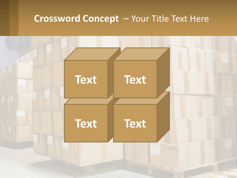 Box Industry Shipping PowerPoint Template
