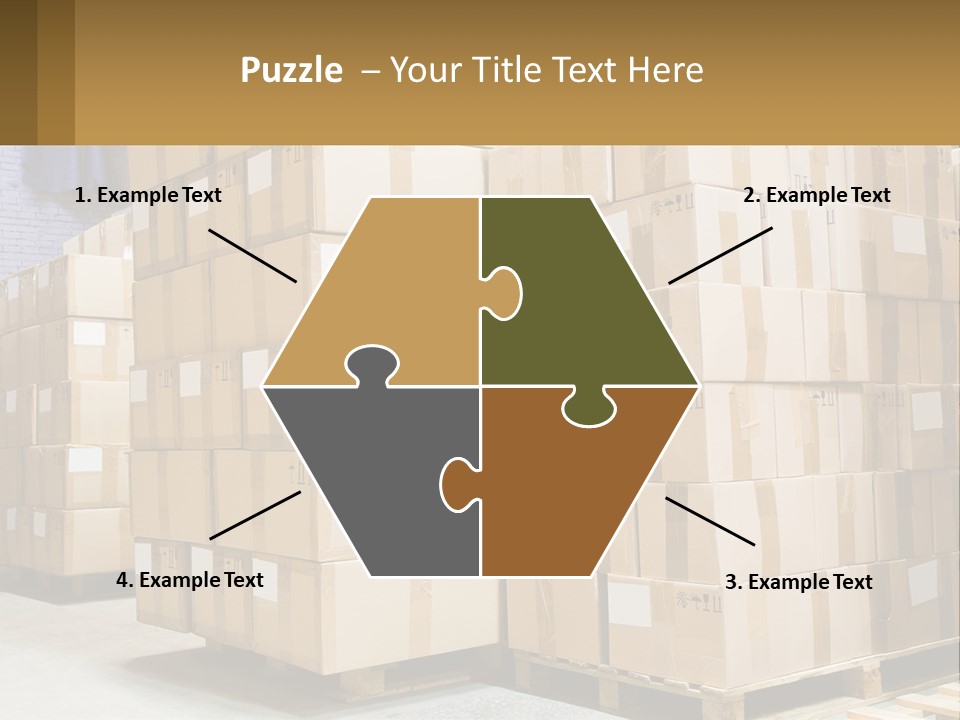 Box Industry Shipping PowerPoint Template