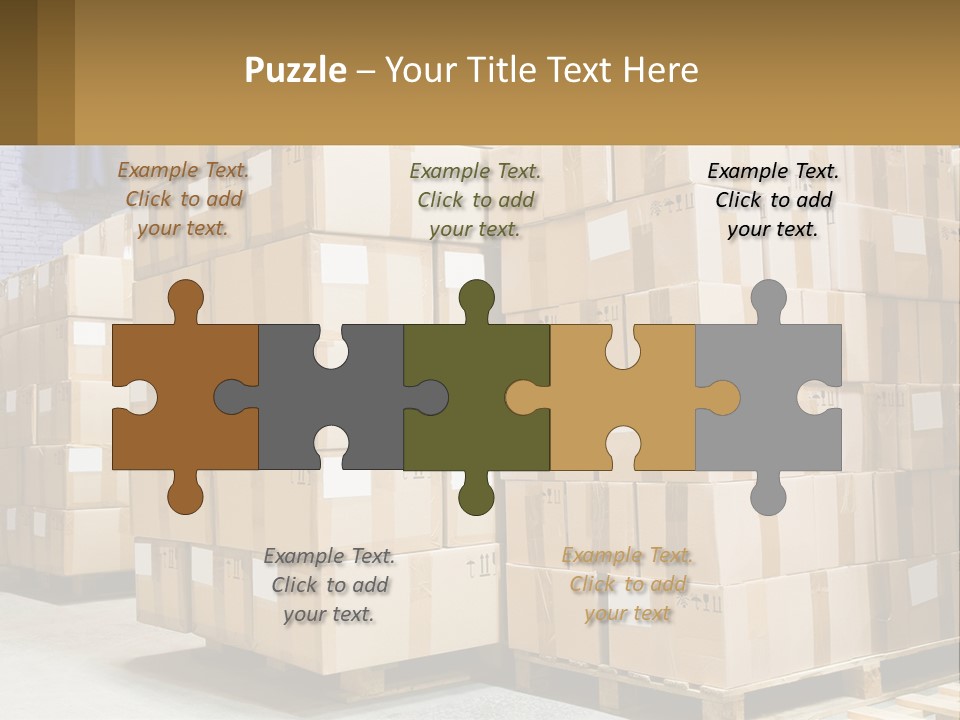 Box Industry Shipping PowerPoint Template