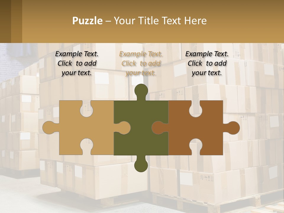 Box Industry Shipping PowerPoint Template