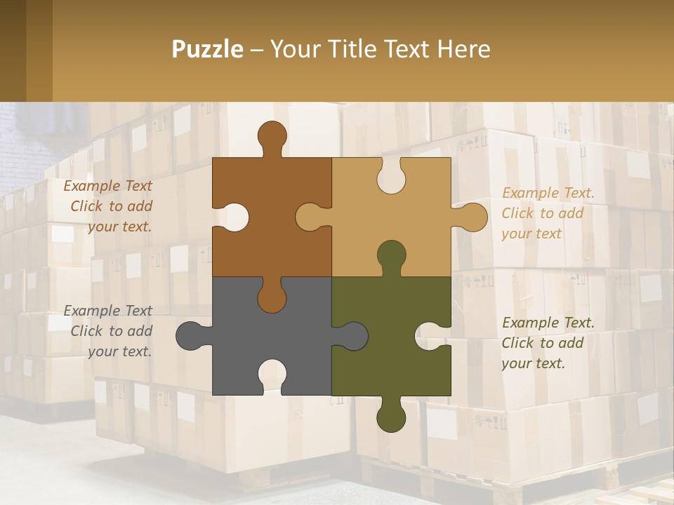 Box Industry Shipping PowerPoint Template
