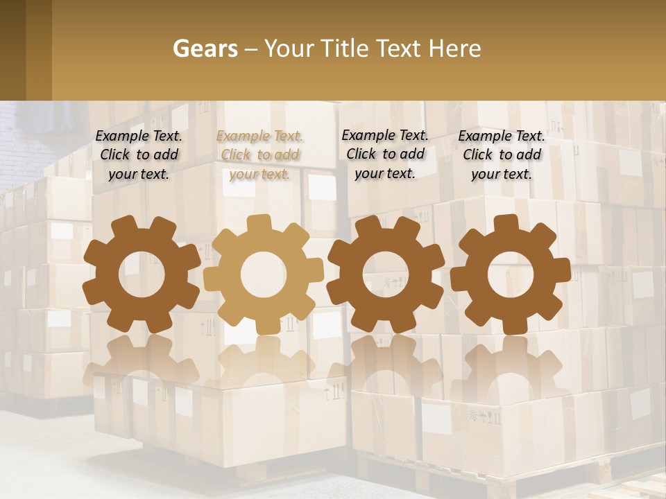 Box Industry Shipping PowerPoint Template