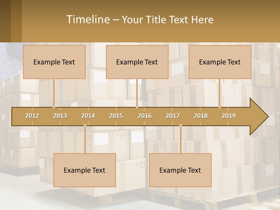Box Industry Shipping PowerPoint Template